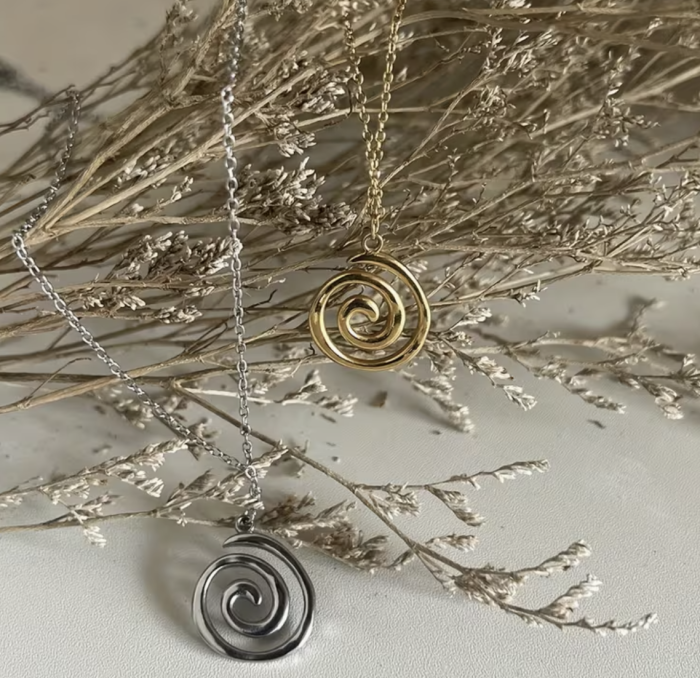 Намисто Tierra Luna "Thin Gold Spiral"