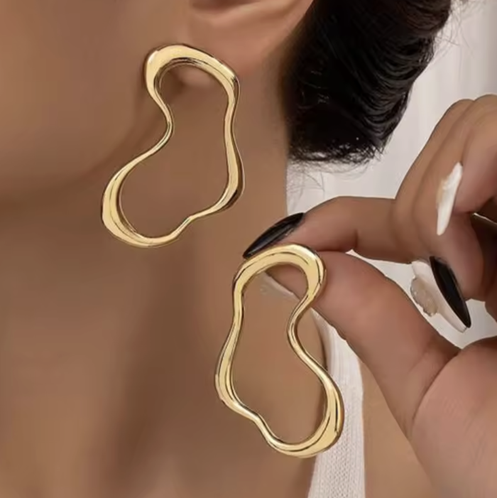 Сережки Tierra Luna “Gold Amorphous”