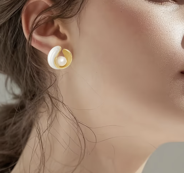 Сережки Tierra Luna “Pearl Shell”