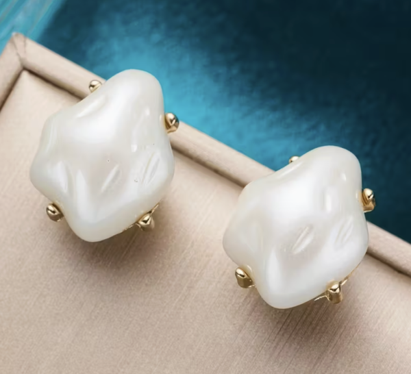 Сережки Tierra Luna "Rough Pearl"