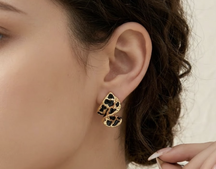 Сережки Tierra Luna “Gold Safari Chic”
